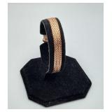 Sterling Silver ROSE GOLD Color Bracelet 6.9gm