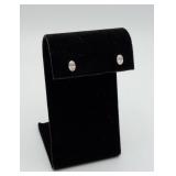 New 10K yellow Gold Oval 2.00 CTW Stud Earrings