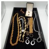 Byzantine & Cat Necklace Monet Earring Jewelry LOT