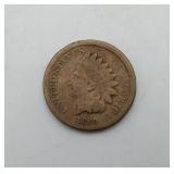 1860 Civil War ERA Indian Head One Cent US Coin
