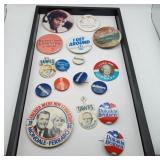 Ike McGovern Mondale Tawes Political Buttons