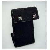 New Sterling Mystic Topaz  6MM 2.40 CTW Earrings