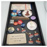 Vintage political Campaign Button Democrats Dinner