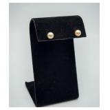 10k Gold Cultured Pearl Stud Earrings