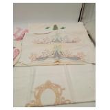 Embroidered Pillowcases Croquet Textile LOT