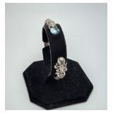 Sterling Silver Bali laegacy Octopus Bracelet 22g