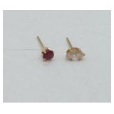 10k & 14k Stud Earrings MISS MATCHED