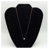 New Heart 1.00 CT VVS D Color Moissanite Pendant