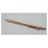 14k Gold FILLED Cross Cap Barrel Ball Point Pen