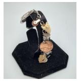 Sterling Silver Charm Bracelet NOT ALL CHARMS SS