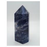 Natural Sodalite Crystal Rock Tower Polished