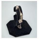 Silver Asian Motif Cham Bracelet