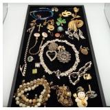 Rhinestone Costume Jewelry Necklace Brooch OTHER