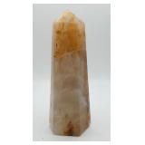 Golden Healer Obelisk Hematoid Quartz Tower