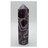 Chevron Amethyst Polished Crystal Tower Mineral