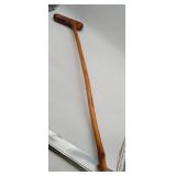 Vintage Rustic Wood Walking Stick Cane T Handle