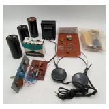 1920's Radio Headphones Admiral Tubes & Parts