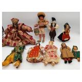 International World Souvenir Dolls Mexico Spain