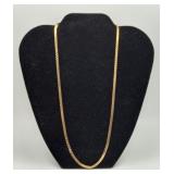 14k Gold Herringbone Snake Chain Necklace 15.1gms