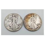 1941 Silver Half Dollar Walking Liberty Coins