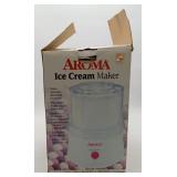 Aroma Ice Cream Maker NEVER USED Original BOX