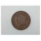 1827 Large One Cent Coin US Penny