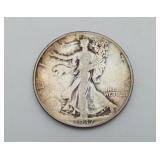 1937 Walking Liberty Silver Half Dollar Us Coins