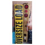 Temp Tow Light Signal Oversize Load Signs