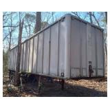 Fruehauf Road Box Trailer 36 ft & Contents