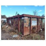 20 Foot Roll of Steel Dumpster & Contents