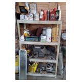 Shelf & Contents Cat & Fram Oil Filters