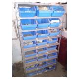 Plastic Parts Bin On Rack