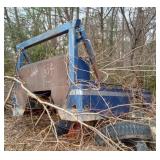 Steel Truck Body With Axle attached