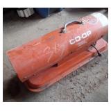 30K BTU Co-op Kerosene Bullet Heater RUNS