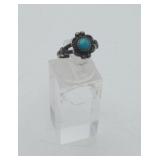 Sterling Silver NA Turquoise Ring Southwestern