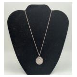 Sterling Silver Serenity Praying Hand Pendant 7.5g