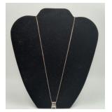 Sterling Silver CZ Rhinestone Nedklace Pendant