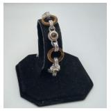 Sterling Judith Ripka Tigers Eye Citrine Bracelet