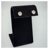 NWT 1.00 CTW Moissanite Earrings 925