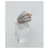 NWT Sterling 3.00 CTW Moissanite RIng