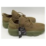New Mens Army Green Athlete Shoe Sneaker Size 11.5