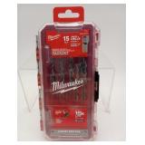 NIP Milwaukee 15pc Packout Drill Index RED HELIX