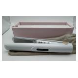 NIB Travel Wireless Hot Flat Curl  Iron White
