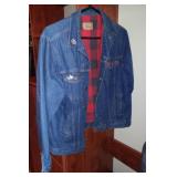 Harley Davidson Flannel Jacket & Pins XXL