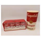 Anchor Hocking Campbell's Juice Glass & Bank