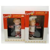 2 Campbell's Kid Bank with Chalkboard Boy & Girl