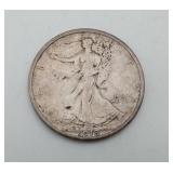 1918 Walking Liberty Silver Half Dollar US Coin