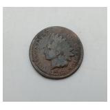1868 Indian Head One Cent Penny US Coin