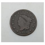 1828 Large Cent US Coin One Penny Small Date