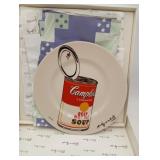 Andy Warhol Campbell's Soup Collectible Plate MIB